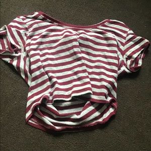 ‼️TRADE‼️ Cropped- red and grey make me a offer